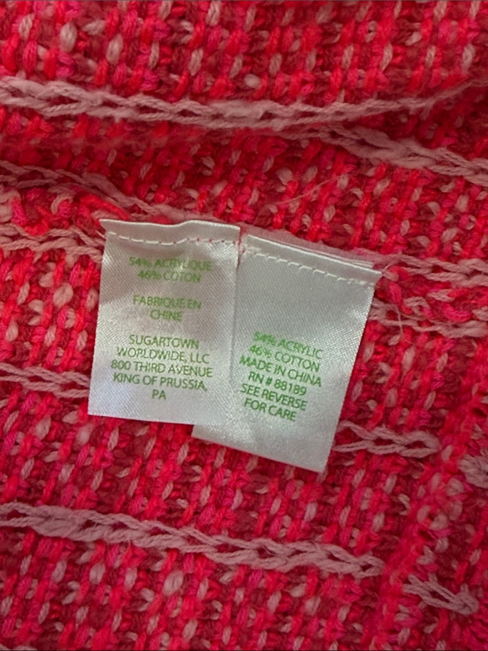 EUC Lilly Pulitzer Spicy Coral Exotic Tweed Simora Fringe Cardigan | L - Picture 5 of 6